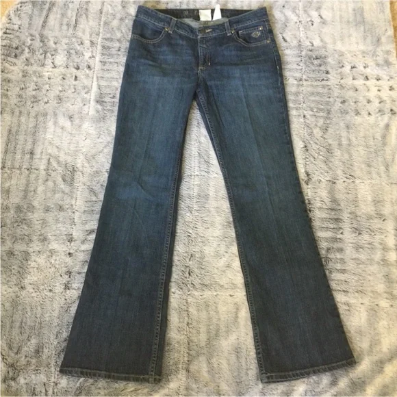Harley-Davidson Bootcut Denim Jeans 8 - Picture 2 of 10
